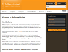 Tablet Screenshot of bellberry.com.au
